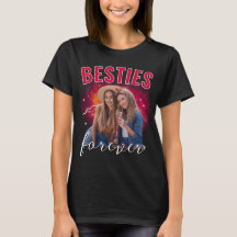 Camiseta personalizada de mejores amigas con foto 