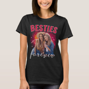 Camiseta personalizada de mejores amigas con foto
