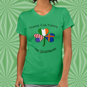 Camiseta personalizada de mujer Åland Irlanda USA 