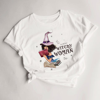 Camiseta personalizada de mujer con brujería
