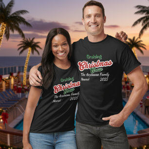 Camiseta personalizada de Navidad Crucero Alegre N