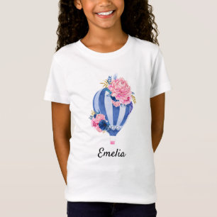 Camiseta personalizada de niño con globo aerostá