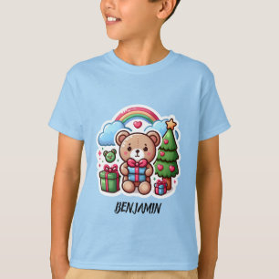 Camiseta personalizada de oso de peluche lindo par