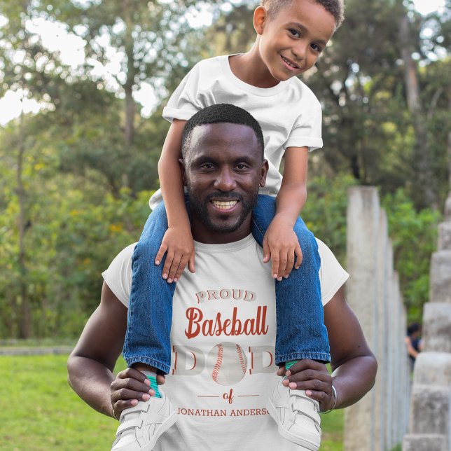 Camiseta personalizada de Papá Orgulloso de Béisbo (Subido por el creador)