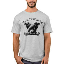 Camiseta Personalizada de Perro Adorable – Texto P