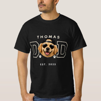 Camiseta Personalizada de Perro con Foto y Nombre 
