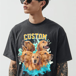 Camiseta personalizada de perro Golden Retriever p