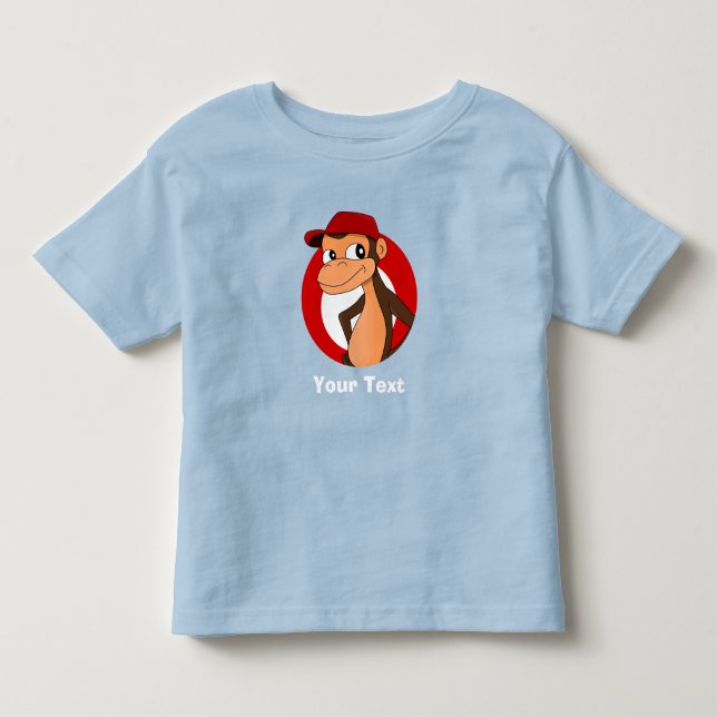 Camiseta personalizada de personalizado de mono (Anverso)