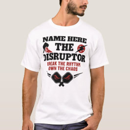 Camiseta Personalizada de Pickleball The Disruptor