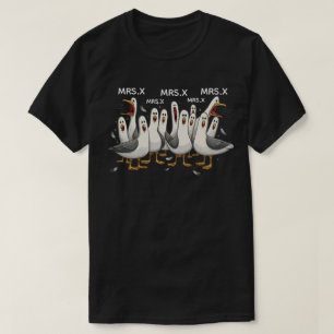 Camiseta Personalizada de Profesor con Gaviotas, C