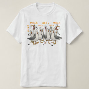 Camiseta Personalizada de Profesora de Gaviotas, C
