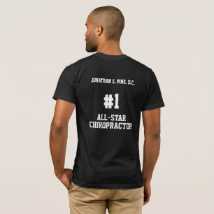 Camiseta personalizada de quiropráctico de todas 