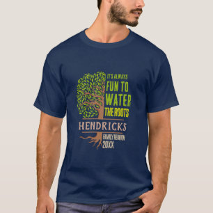 Camiseta personalizada de reunión familiar con tem