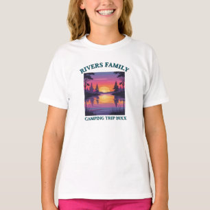 Camiseta Personalizada de Reunión Familiar de Camp