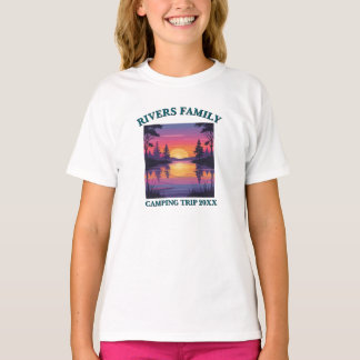Camiseta Personalizada de Reunión Familiar de Camp