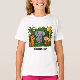Camiseta personalizada de Safari para niños divert