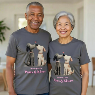 Camiseta personalizada de San Valentín para perros