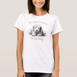 Camiseta personalizada de Sheepdog en inglés