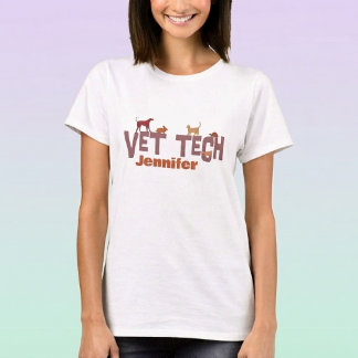 Camiseta personalizada de técnico veterinario