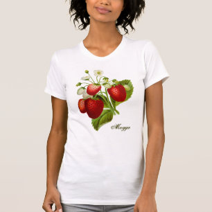 Camiseta personalizada de temática de fresa para m