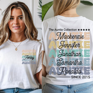 Camiseta Personalizada de Tía, Camiseta Retro de T