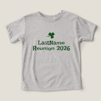 Camiseta personalizada de trébol de clan irlandés