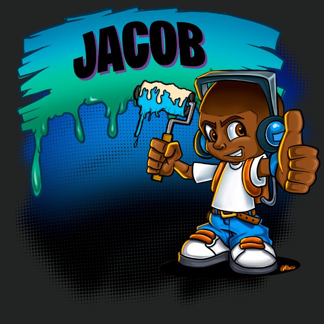 Camiseta personalizada de un chico de graffiti (Subido por el creador)
