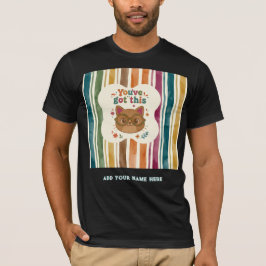 Camiseta Personalizada de Universidad con Gato 'Tú