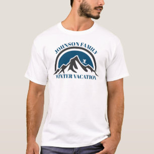Camiseta personalizada de vacaciones de invierno p