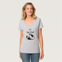 Camiseta personalizada del bailarín de golpecito