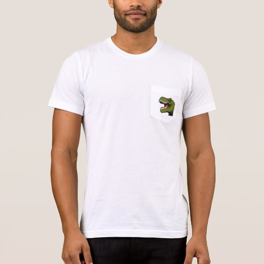 Camiseta personalizada del bolsillo de T-Rex