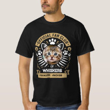 Camiseta personalizada del club de fans de gatos |