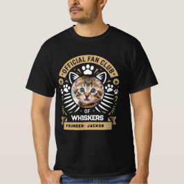 Camiseta personalizada del club de fans de gatos |