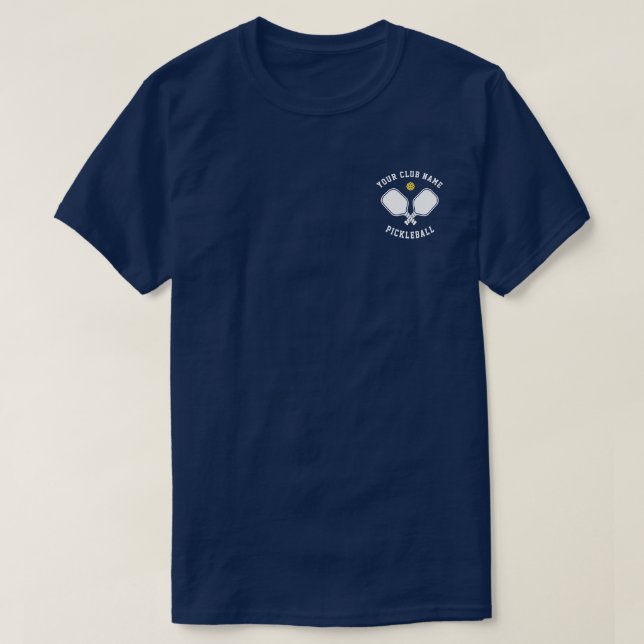 Camiseta personalizada del Club de Pickleball (Diseño del anverso)