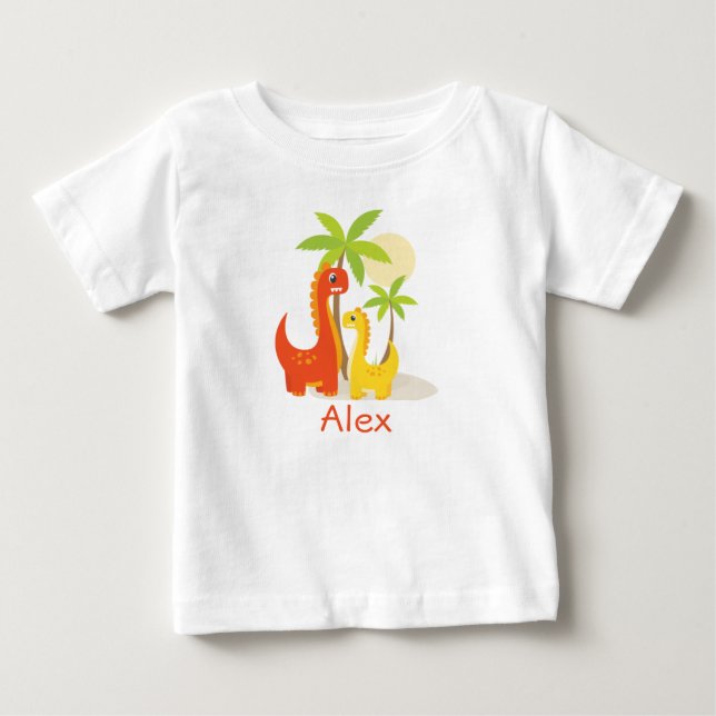 Camiseta personalizada del cumpleaños del bebé de  (Anverso)