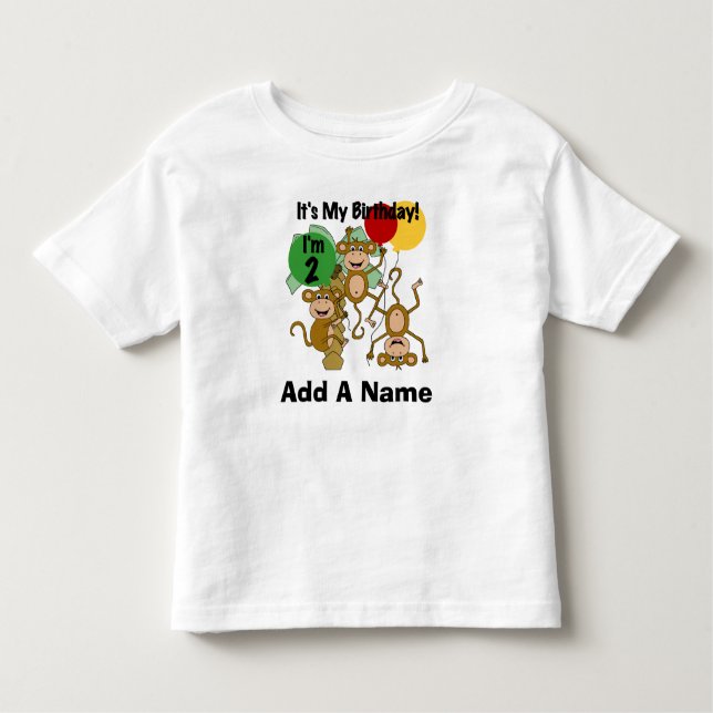 Camiseta personalizada del cumpleaños del brillo (Anverso)