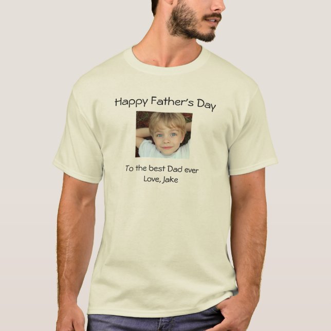 Camiseta personalizada del día del padre (Anverso)