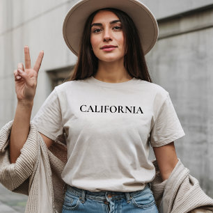 Camiseta personalizada del estado de California pa