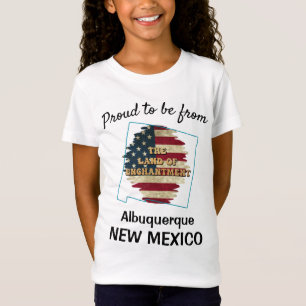 Camiseta personalizada del estado de Nuevo México