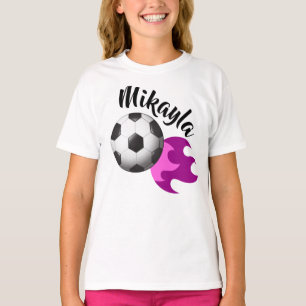 Camiseta personalizada del fútbol de los chicas