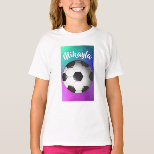 Camiseta personalizada del fútbol de los chicas
