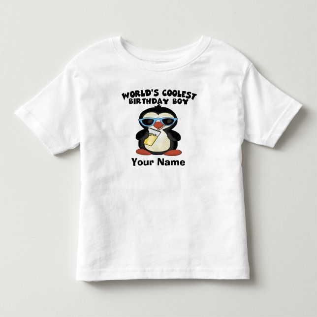 Camiseta personalizada del niño de cumpleaños más  (Anverso)