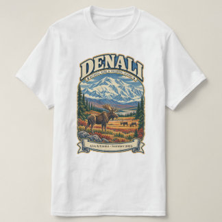 Camiseta personalizada del Parque Nacional Denali