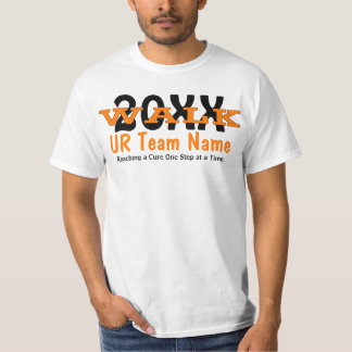 Camiseta personalizada del paseo de la caridad
