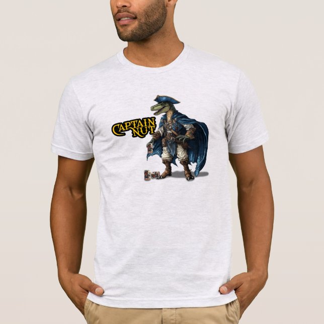 Camiseta personalizada del personaje pirata de los (Anverso)