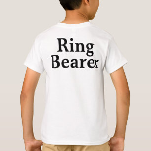 Camiseta personalizada del portador de anillo