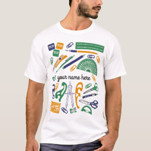 Camiseta personalizada del profesor de matemática
