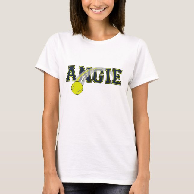Camiseta personalizada del tenis (Anverso)