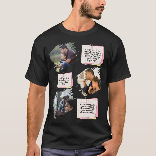 Camiseta personalizada Día del Padre (Anverso)
