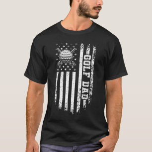Camiseta Personalizada Día del Padre Golf Grunge